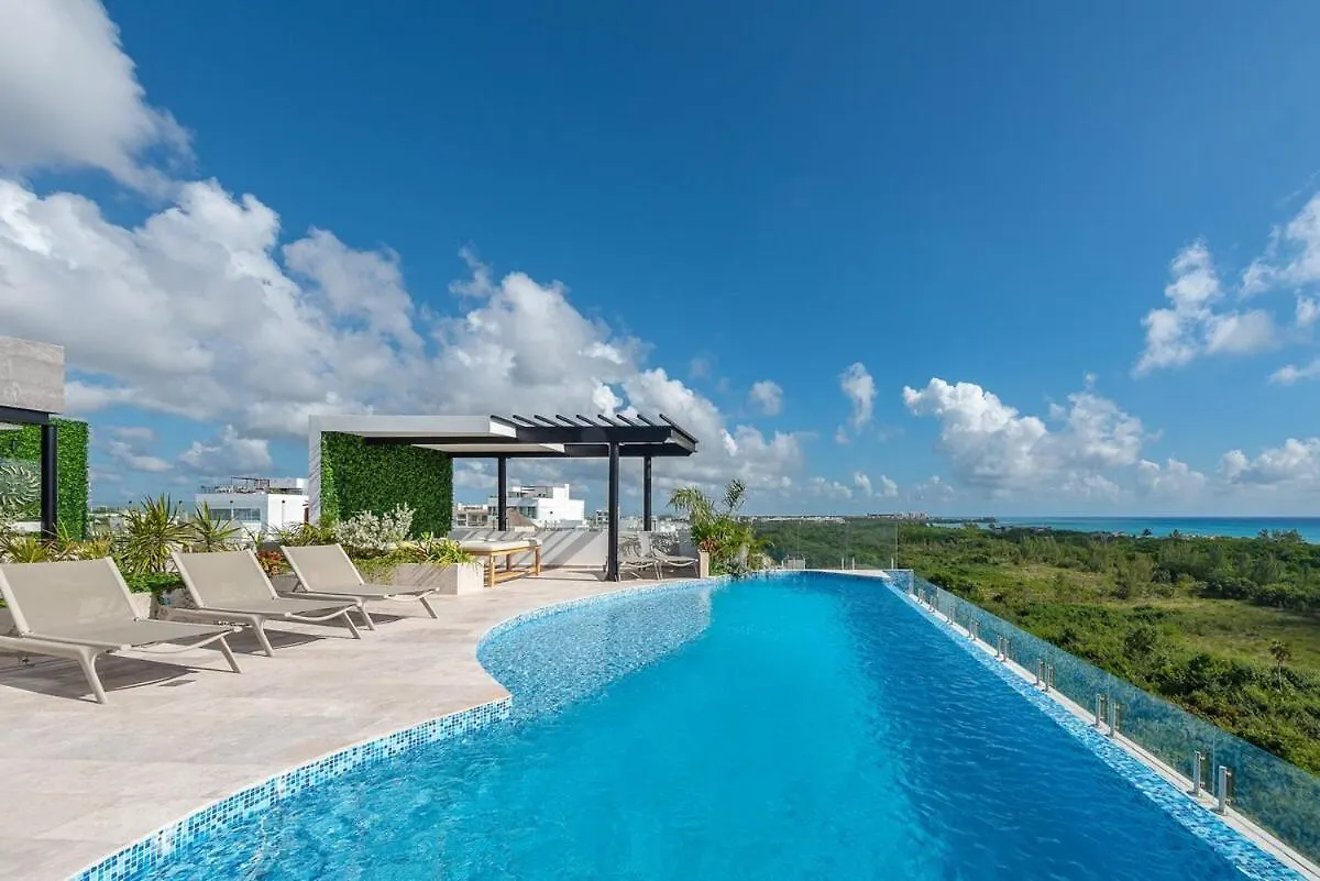 Modern & Cozy Studio With Rooftop Pool & Gym 신데 델 카르멘